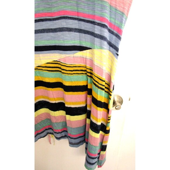 Rachel Roy Curvy Collection Plus Size Stripe Multicolor Sleeveless Top - 3X NWT - Picture 11 of 15
